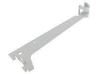 Lux ruhaakasztó rúd tartó  25 cm ezüst