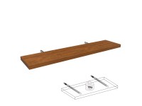 Lebegő polc kalvados 80 cm x 18 cm x 2,5 cm