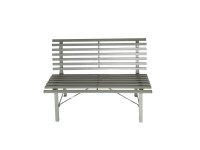 Greemotion Palermo kerti pad acél 116 cm x 81,5 cm x 60 cm szürke