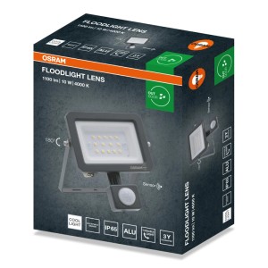 Osram FL Lens lencsés reflektor mozgásérzékelővel 10W 4000K IP65