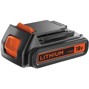 Black+Decker 18V BL1518 csereakkumulátor elektromos és kerti szerszámokhoz.