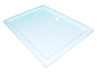 Márvány zuhanytálca lábakkal fehér