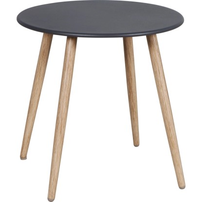 Edna kerek kerti kisasztal 46 cm antracit