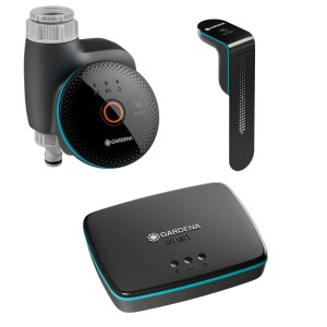 Gardena Smart Sensor Control Set: Öntözőkomputer érzékelővel és átjáróval az okos kertöntözéshez.