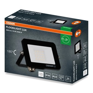 Osram FL Lux LED-es reflektor 10W semleges fehér IP65-ös védelemmel fekete