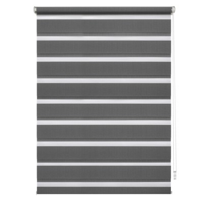 Gardinia EasyFix dupla roló szerelősínnel 60 cm x 150 cm Antracit