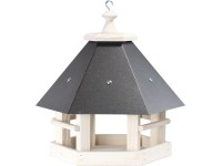 Madárház Szürke fémtetős natúr fenyő