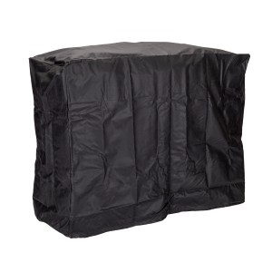 Fekete Acamp prémium védőhuzat gázgrillhez, kb. 72x170x114 cm.
