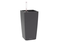 Lechuza MAXI CUBI virágcserép bazalt 14 cm x 14 cm Lechuza MAXI CUBI virágcserép bazalt 14 cm x 14 cm