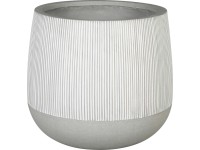 Ficonstone virágkaspó átmérő 27,5 cm x 25 cm kerek fehér