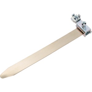 Ezüst színű földelő bilincs, horganyzott, 10-38mm, elektromos szerelésekhez és földeléshez.