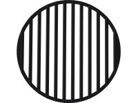 Grillrács kerek moduláris American Charcoal faszéngrillekhez