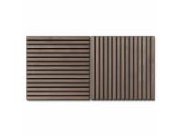Akusztikus panel falburkolat dió MDF fekete akusztikus filc fekete 60 cm 2 db Akusztikus panel falburkolat dió MDF fekete akusztikus filc fekete 60 cm 2 db