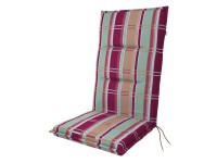 Doppler magas háttámlájú párna kockás rózsaszín 118 cm x 48 cm x 5 cm