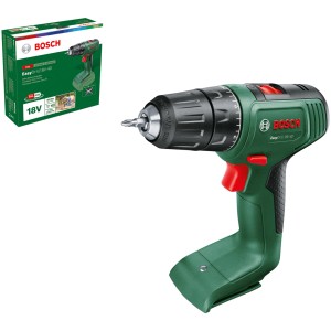 Bosch EasyDrill 18V-40 akkus fúrócsavarozó (akku nélkül) zöld színben, csomagolással.