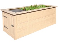 Weka magaságyás szekrénnyel 205 cm x 79 cm x 81 cm natúr