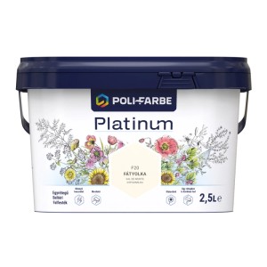Poli - Farbe Platinum beltéri falfesték diszperziós F20 Fátyolka matt 2,5 l