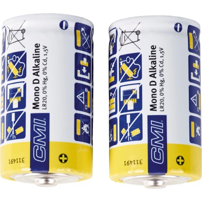 CMI alkáli Mono D elem 2 db-os