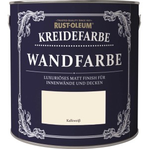 Doboz Rust-Oleum krétafesték falfesték krétás fehér, matt festék beltérre.