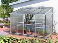 Ida 6500 falhoz támaszkodó melegház 6 mm-es légkamrás lemez fényes alumínium