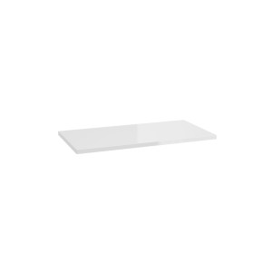 UNI Pultlap fehér magasfényű 90 cm x 2,5 cm x 46 cm