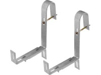 Balkonládatartó 2 darabos készlet tűzihorganyzott 220 mm Balkonládatartó 2 darabos készlet tűzihorganyzott 220 mm