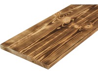 Rettenmeier ragasztott falap antik fenyő lángolt 200 cm x 30 cm x 1,8 cm