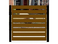 INTEGO Betét fém belátásgátló 1,5 m x 1,5 m aranytölgy