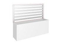 Biohort kúszórács magaságyásokhoz 91 cm x 398,3 cm ezüstmetál