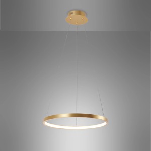 Modern Just Light Circle Gold függőlámpa, Ø 40 cm. Design függőlámpa meleg fehér fénnyel.