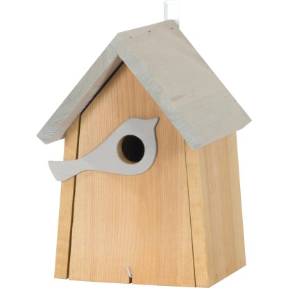 Fészekodú madár mintával FSC® barna-világosszürke