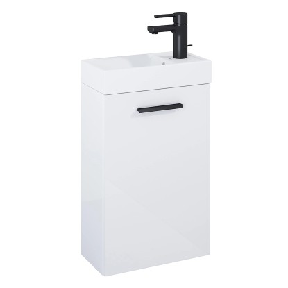 Roca Palma mosdószekrény 1 ajtóval 67,8 cm x 40 cm x 22 cm fehér magasfényű