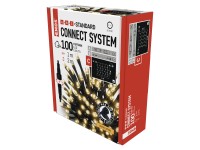 Emos Led sorolható fényfüggöny meleg fehér 1x2m Emos Led sorolható fényfüggöny meleg fehér 1x2m