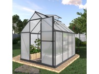 Floraworld Grow III melegház 2 tetőablak és alapkeret 182 x 243 x 208 cm Floraworld Grow III melegház 2 tetőablak és alapkeret 182 x 243 x 208 cm