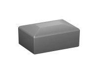 Oszlopsapka műanyag 60 mm x 40 mm 6 darabos készlet antracit