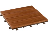 Összepattintható akác járólap 30 cm x 30 cm x 2,4 cm 6 darab