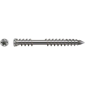 Spax teraszcsavar, hengeres fej, T-Star plus, Ø 5x40 mm, rozsdamentes acél, teraszépítéshez alkalmas.
