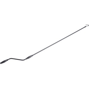 Kézi hajtókar Maraca kazettás napellenzőhöz, acél műanyag fogantyúval, 160 cm hosszú.