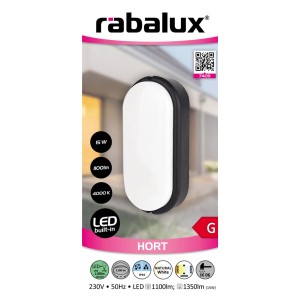 Modern LED kültéri fali lámpa, ideális kültéri használatra.