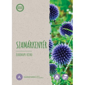 Gömbösvirág mag 'Echinops Ritro' csomag, lila virágok méh-barát kerthez.