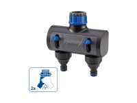 LUX 2 utas elosztó 26,4 mm (G 3/4) 33,3 mm-esre (G 1)