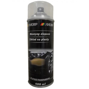 MOTIP Műanyag alapozó spray, átlátszó, 400ml autóápoláshoz.