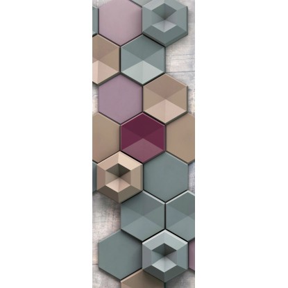 Komar vlies fotótapéta Hexagon 100 cm x 280 cm
