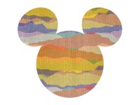 Komar vlies fotótapéta öntapadós Mickey Head 127 cm x 127 cm