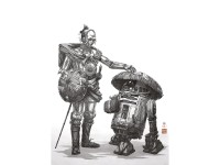 Komar Star Wars Vision Samurai Droids falikép 50 cm x 70 cm fekete-fehér Komar Star Wars Vision Samurai Droids falikép 50 cm x 70 cm fekete-fehér