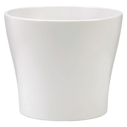 Scheurich 808 virágcserép, Ø 11 cm, Panna, kerámia, beltéri használatra.