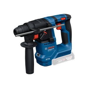 Bosch Professional GBH 18V-18 akkus fúrókalapács SDS Plus-szal, kék/fekete, akkumulátorral.
