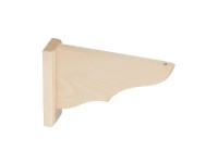 Natúr fenyő szerelt - mart konzol 16 cm x 23 cm