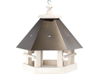 Madárház rézszínű fémtetős natúr fenyő