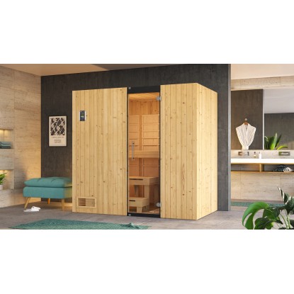 Weka infraszauna Uppsala Kombi BioS szaunakályhával 3,6 kW